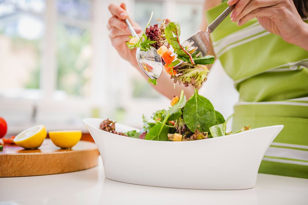 Organizing a balanced diet contributes to effective weight loss in a week